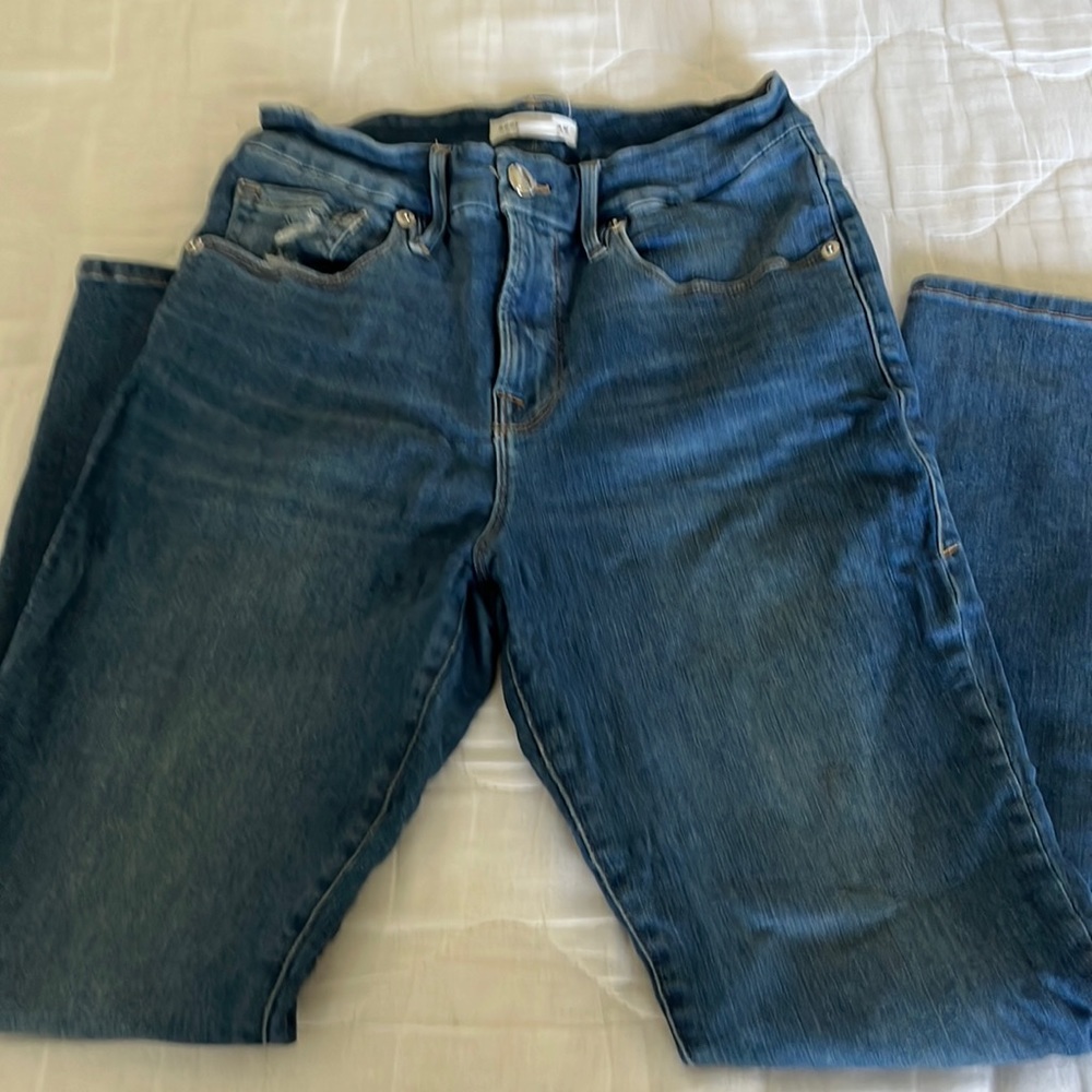 Good American cropped skinny Jean